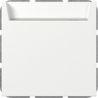 Gira Hotel-Card Schalter mit Neutralleiterklemme, Schließer, einpolig, Taster weiß, Retail