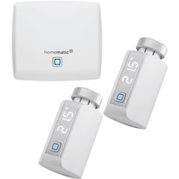 Homematic IP Smart Home Access Point (HMIP-HAP) + 2x Heizkörperthermostat EVO (HmIP-eTRV-E), Set