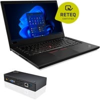 Lenovo ThinkPad T480 Generalüberholt, Notebook schwarz, Intel® Core™ i7-8550U, Intel® UHD Graphics 620, 16 GB DDR4, 512 GB (512 GB SSD), Windows 11 Pro 64-Bit