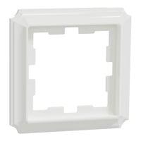 Merten D-Antik Rahmen einfacher Rahmen weiß (glänzend), Retail