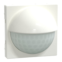 Merten Sensor-Modul Präsenzmelder Unterputz System M mit einstellbarem Erfassungsbereich und Lichtfühler, Bewegungsmelder weiß (glänzend), Retail