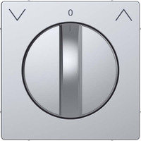 Merten Zentralplatte Edelstahl lackiert aus Thermoplast edelstahl, Retail