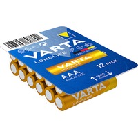 VARTA Longlife Batterie LR03, AAA (Micro) 12 Stück
