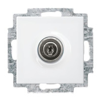 Busch-Jaeger Schutzkontakt Steckdosen Einsatz 20 EUKBSL-914 weiß, Retail