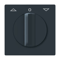 Busch-Jaeger Zentralscheibe Jalousie Drehgriff, Abdeckung anthrazit, Retail