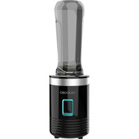 Cecotec Standmixer Power Titanium 350 EasyGo schwarz, 350 Watt, 2x 600ml Becher mit Tragegriff