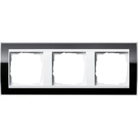 Gira Abdeckrahmen 3fach, Abdeckung schwarz, Retail