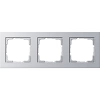 Gira Abdeckrahmen dreifach E2 mit Klemmbefestigung für Unterputzmontage, lackiert aluminium, Retail