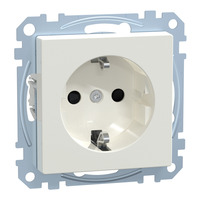 Merten Schutzkontaktsteckdose mit erhöhtem Berührungsschutz weiß, Retail