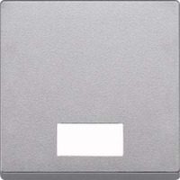 Merten Wippe mit Symbolfenster rechteckig für Kontrollschalter- und Taster-Einsatz Typ 433860 aluminium, Retail