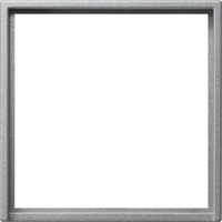 Gira Adapterrahmen mit quadratischem Ausschnitt 50 x 50 mm aluminium, Retail