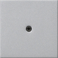 Gira Zentralplatte Schnurableitung Abdeckung aluminium, Retail