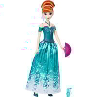 Mattel Spin and Reveal Anna Modepuppe und Accessoires mit Überraschungen aus Disney Die Eiskönigin 