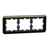 Merten D-Antik Metallrahmen 3-fach Rahmen Retail