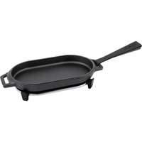 Ooni Servierpfanne Sizzler anthrazit, Sockel aus Edelstahl