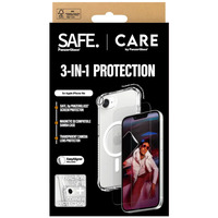 PanzerGlass Fashion 3-in-1 Set transparent/schwarz, iPhone 16e