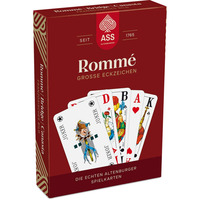 ASS Altenburger Rommé große Eckzeichen französisches Bild, Kartenspiel 