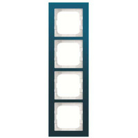 Busch-Jaeger Abdeckrahmen 4-fach, Abdeckung blau, Retail