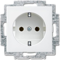 Busch-Jaeger Schutzkontaktsteckdosen-Einsatz weiß, Retail