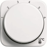 Busch-Jaeger Zentralscheibe Temperatur rund, Thermostat weiß, Retail