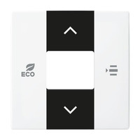 Busch-Jaeger Zentralscheibe alpinws, Abdeckung weiß, Retail