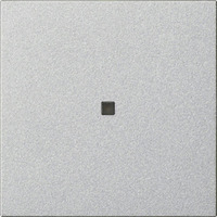 Gira Wippe einfach unbedruckt mit Kontrollfenster System fünfzig fünfundfünfzig Bedienwippe ohne Bedruckung als Ersatz aluminium, Retail