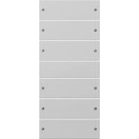 Gira Wippenset sechsfach mit drei plus drei Tasten lackiert grau, Retail