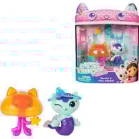 Spin Master Gabby's Dollhouse: Der Film -  Merkätzchen & Kitty Jellyfish Figuren-Set, Spielfigur 