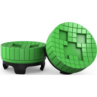 SteelSeries KontrolFreek Minecraft Performance Thumbsticks – Creeper Edition, Analog-Stick grün/schwarz, 2 Stück, für Playstation 5/4 Controller
