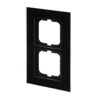 Busch-Jaeger Rahmen 2-fach schwarz, Retail