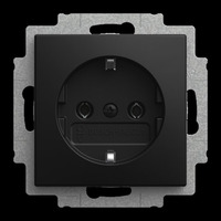 Busch-Jaeger Steckdosen-Einsatz 2300 EUC-915 schwarz, Retail