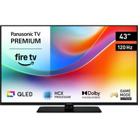 Panasonic TV-43W85BEZC, QLED-Fernseher 108 cm (43 Zoll), schwarz, UltraHD/4K, Fire TV, 120Hz Panel