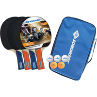 Schildkröt Tischtennis Set 4-Player Hobby, Fitnessgerät mit Tragetasche