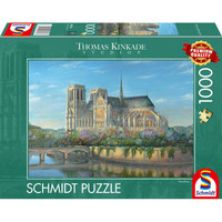 Schmidt Spiele Thomas Kinkade Studios: Notre Dame, Puzzle 1000 Teile