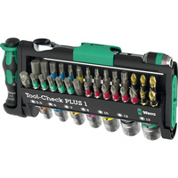 Wera Tool-Check PLUS 1, Bit-Satz schwarz/grün, 39-teilig, inkl. 1/4" Bit-Ratsche