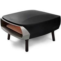 Witt Pizzaofen ETNA Rotante 16" schwarz (matt), für Pizzen bis ca. Ø 40cm, rotierender Pizzastein