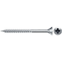fischer Spanplattenschraube ClassicFast II 6,0x50 Senkkopf PZ 200 Stück, mit Teilgewinde