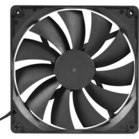 Alphacool Core 140mm Lüfter PWM 2000rpm, Gehäuselüfter schwarz, 140 mm