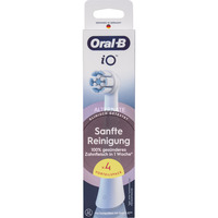 Braun Oral-B iO Sanfte Reinigung 4er, Aufsteckbürste weiß, Für empfindliche Bereiche und gesünderes Zahnfleisch