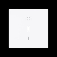 Busch-Jaeger Wippe mit Aufdruck weiß, Retail