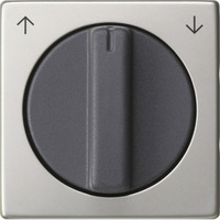 Gira Abdeckung mit Knebel für Jalousieschalter bzw. -taster edelstahl, Retail