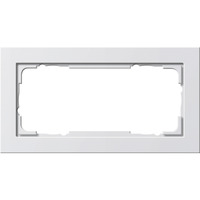 Gira Rahmen zweifach Rahmen ohne Mittelsteg glänzend weiß (glänzend), Retail