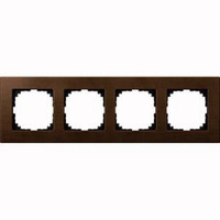 Merten Holzrahmen vierfach nussbaum, Retail