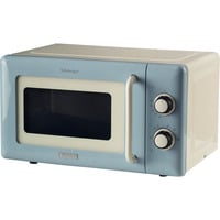 Ariete Vintage Mikrowelle creme/blau, 20 Liter