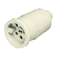 Busch-Jaeger Perilex-Kupplung 16 Ampere Typ 2364 Kupplung mit zentraler Einführung verpolungssicher weiß, Retail