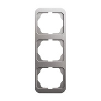 Busch-Jaeger Rahmen dreifach senkrecht alpha platin, Retail