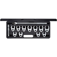 GEDORE red Krähenfuß-Steckschlüssel-Satz, 1/2" 13-teilig, offene Schraubprofile