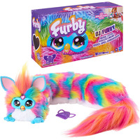 Hasbro Diskjockey Furby interaktives Plüschtier mit Musik und Spielen, Elektrohaustier 