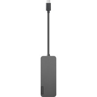 Lenovo 4-Port-USB-A-Hub mit USB-C-Stecker, USB-Hub anthrazit