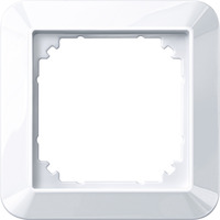Merten Rahmen 1-fach Aufputz mit selbstdesinfizierender Oberfläche weiß (glänzend), Retail